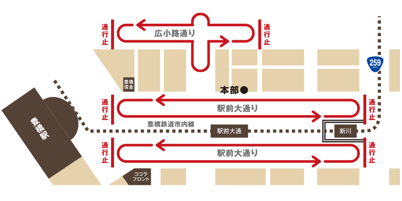 総おどりMAP:地図表示